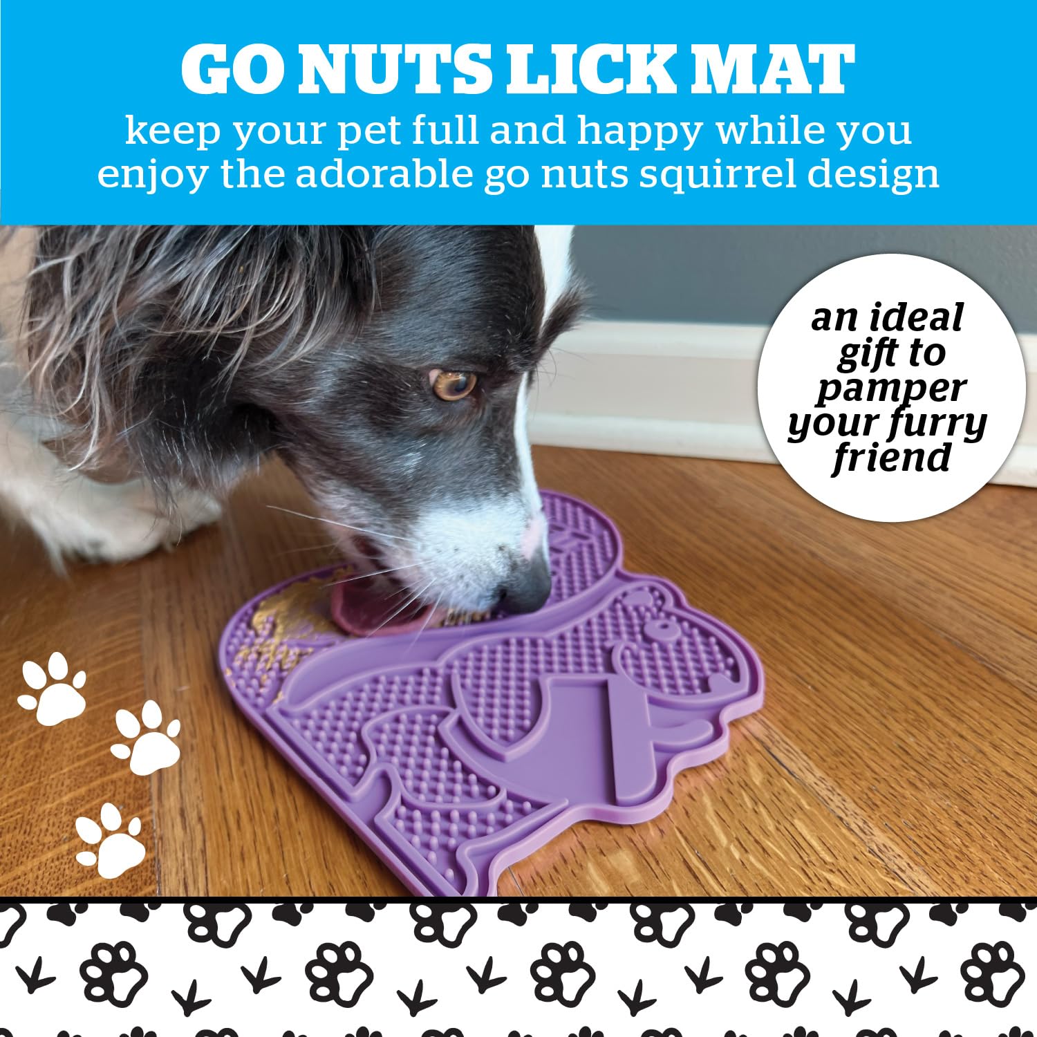BigMouth Inc Funny Squirrel Lick Mat - Tapete de Lamer para - Imagen 3
