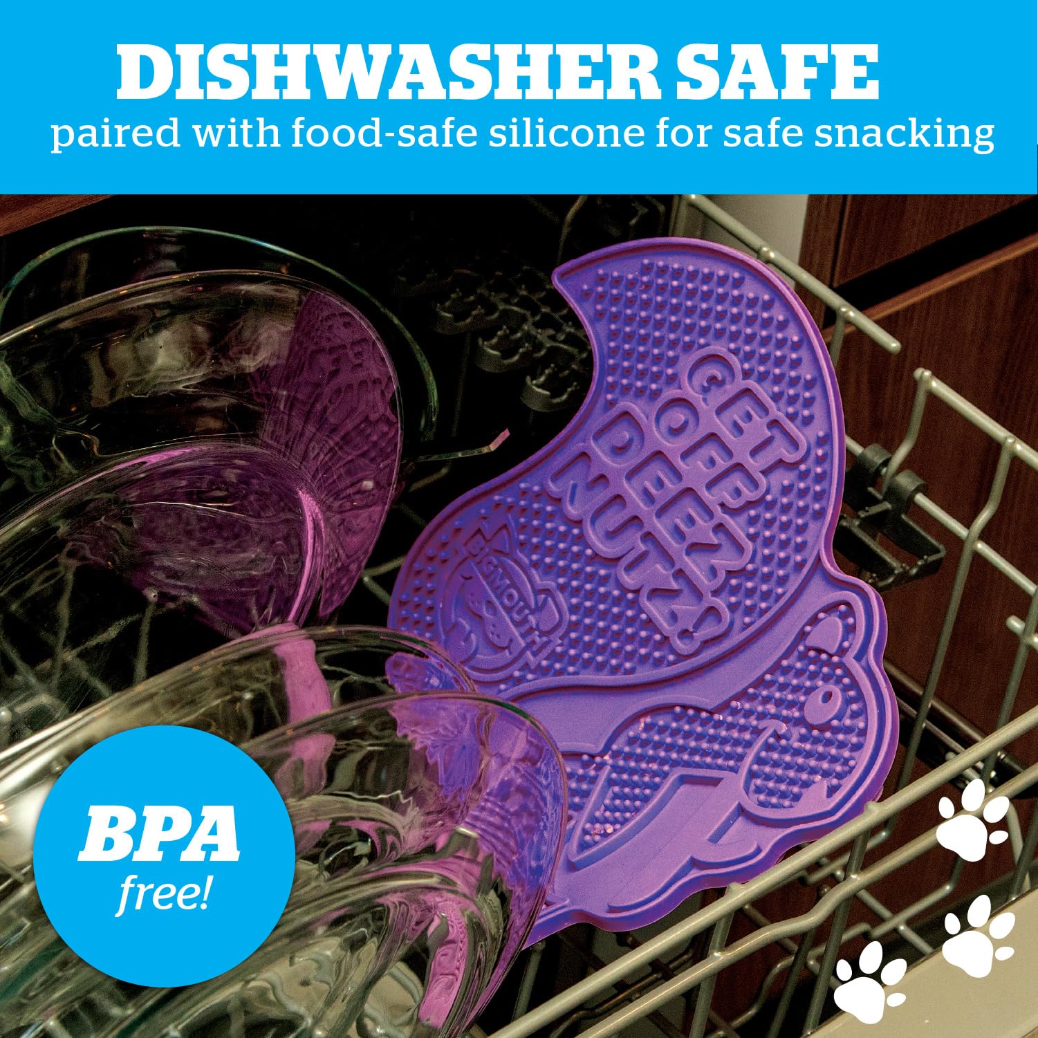 BigMouth Inc Funny Squirrel Lick Mat - Tapete de Lamer para - Imagen 6