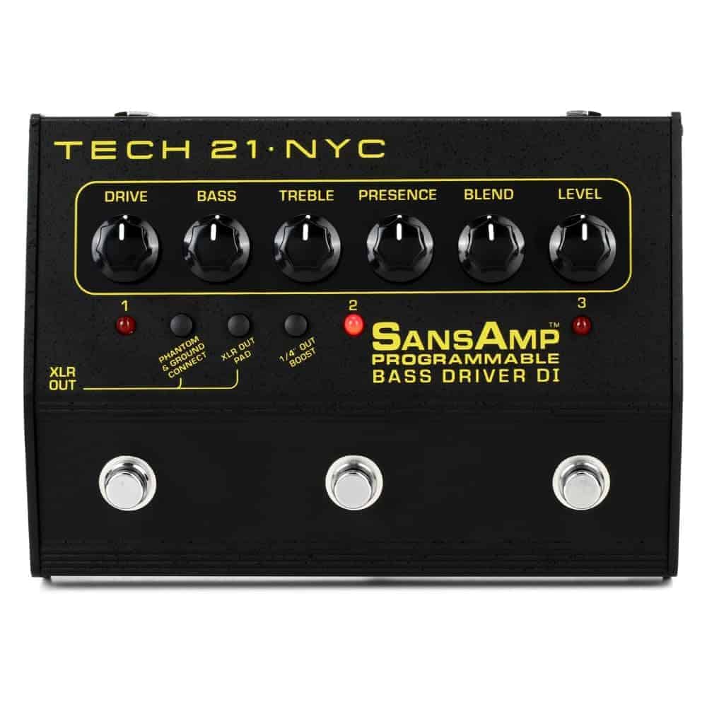 Tech 21 PBDR SansAmp Programmable Bass Driver DI 3-Channel - Imagen 5