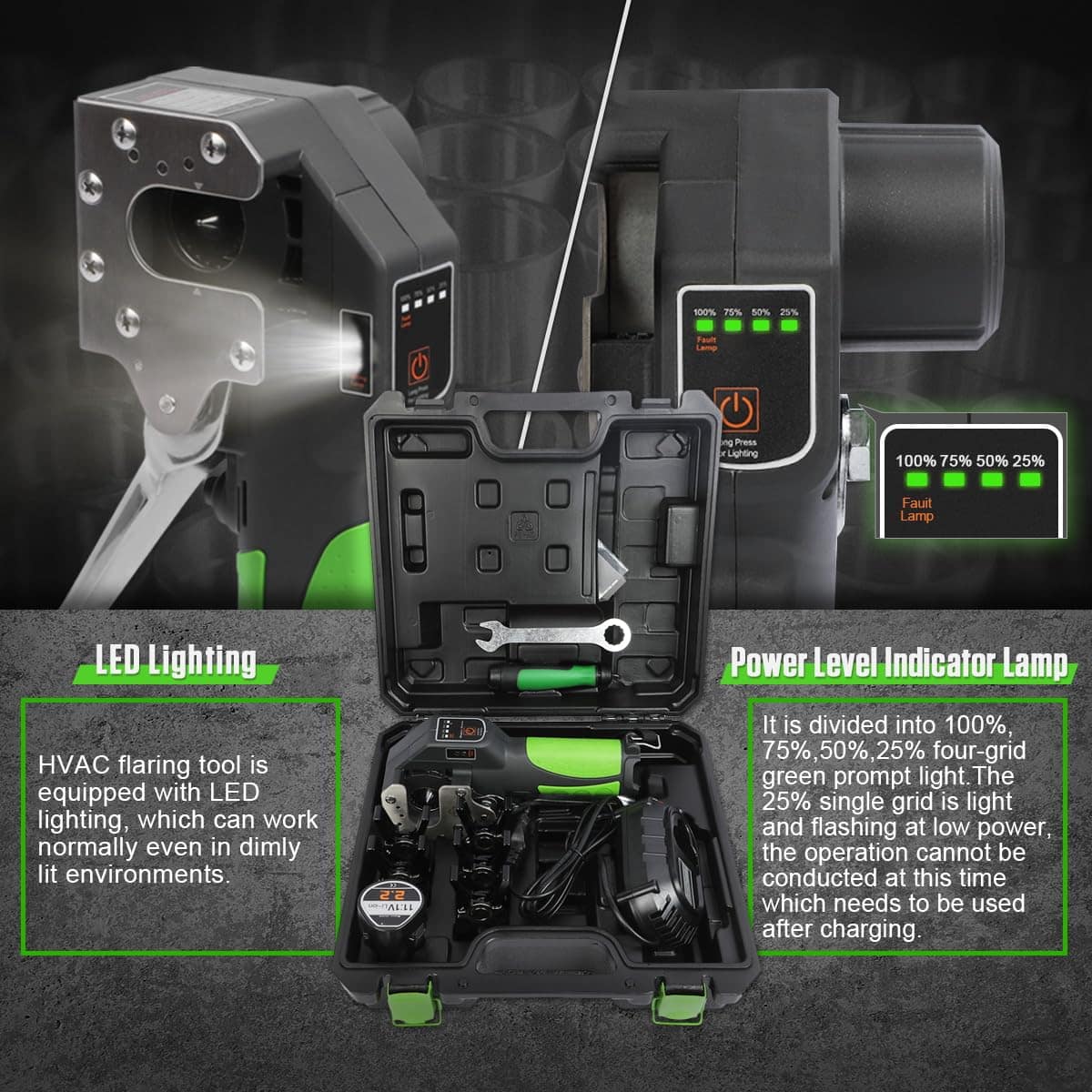 Kit de Herramientas de Expansión de Tubos de Cobre de 45 - Imagen 7