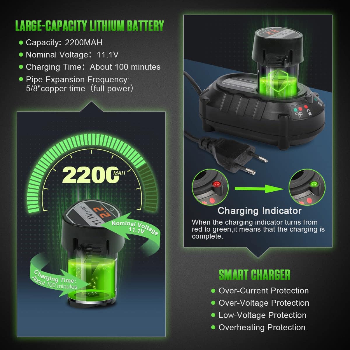 Kit de Herramientas de Expansión de Tubos de Cobre de 45 - Imagen 6