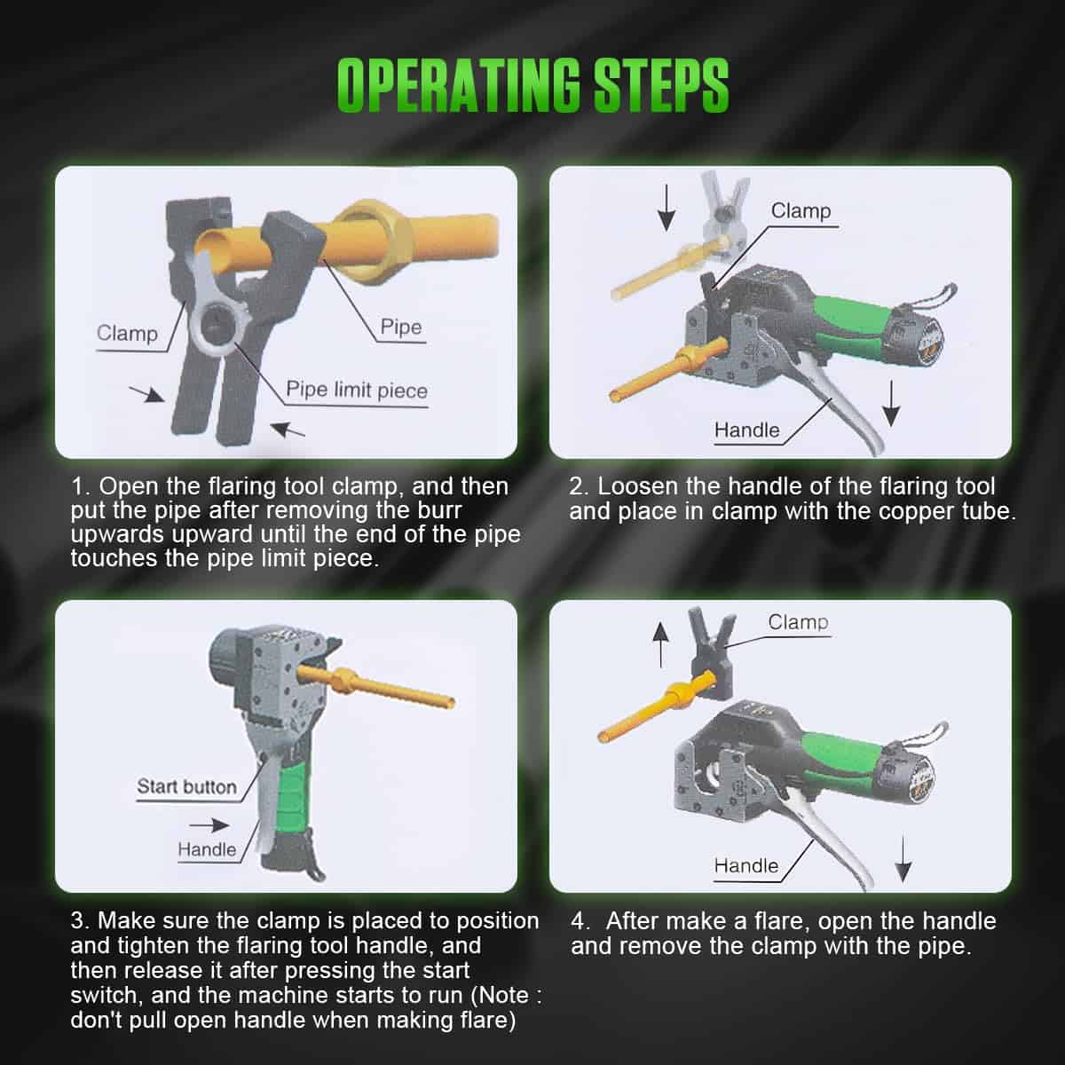 Kit de Herramientas de Expansión de Tubos de Cobre de 45 - Imagen 10