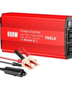 Inversor de Potencia YSOLX 800W DC 12V a CA 110v