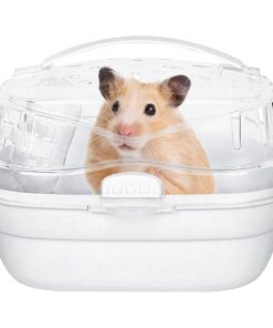 Transportadora de viaje de animales pequeños blancos