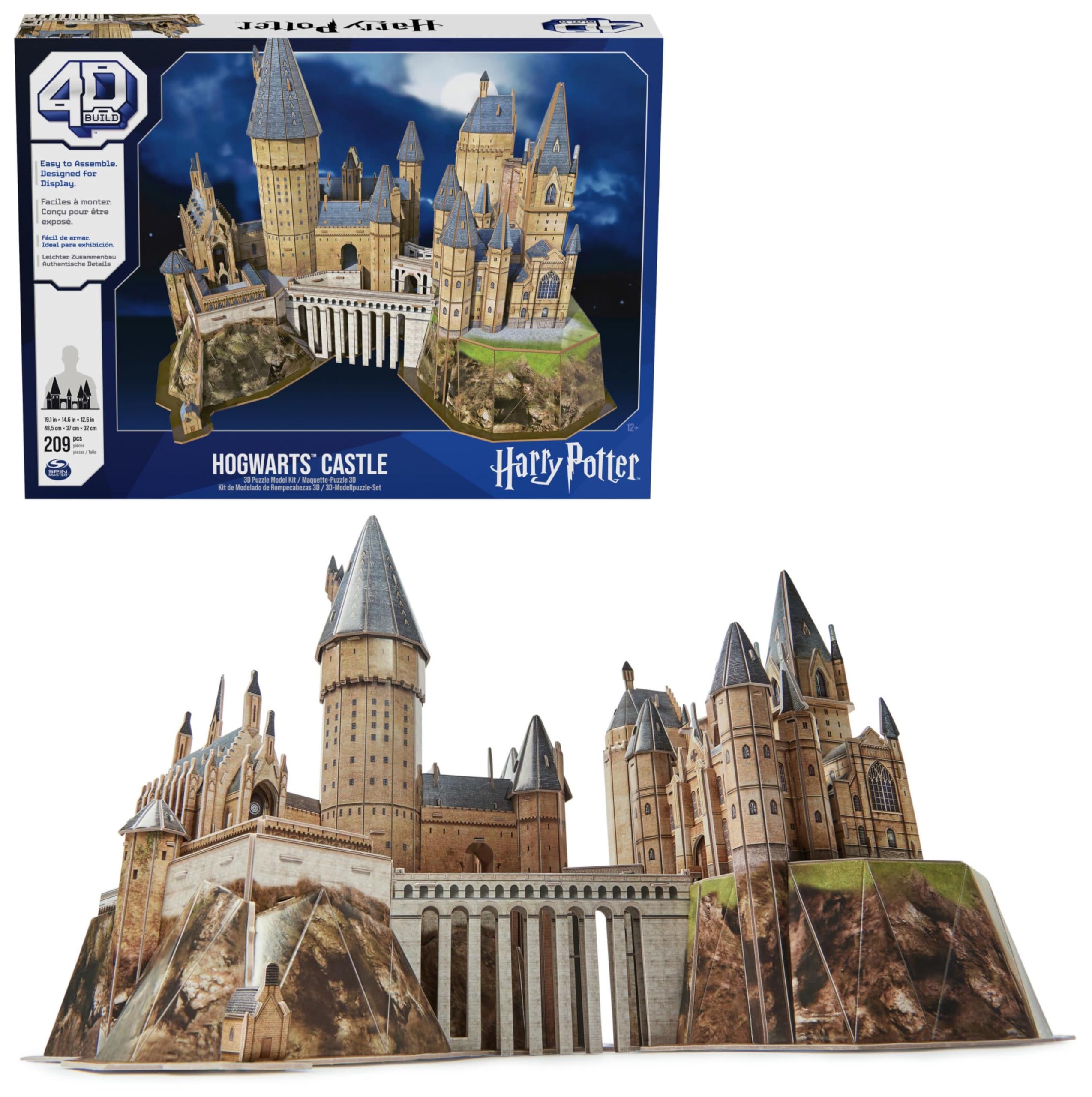 4D Build - PUZZLE 3D HARRY POTTER CASTILLO HOGWARTS - Juego