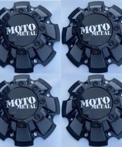 4PCS Tapacubos del centro de la rueda Moto Metal M793BK01