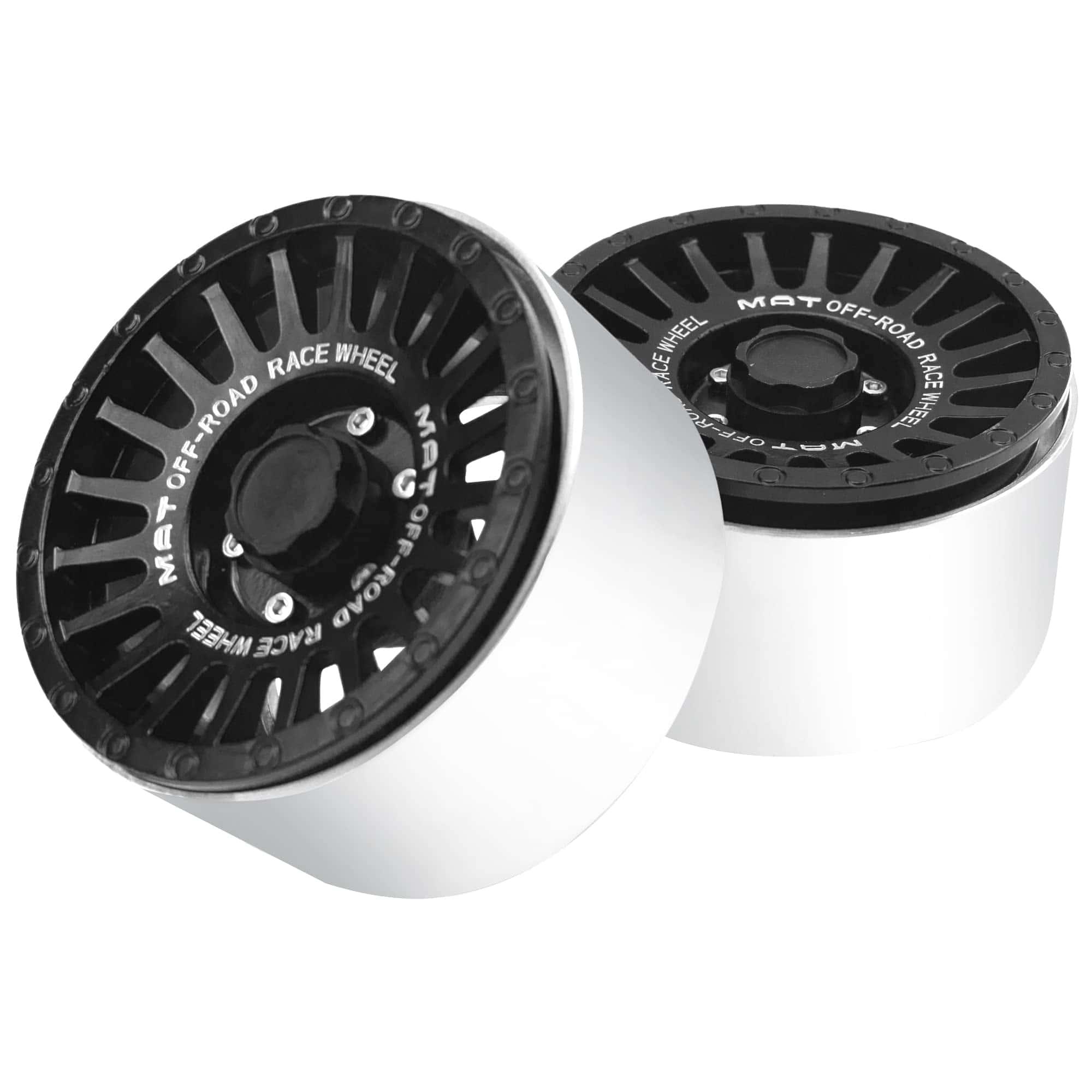 Llantas metálicas con bloqueo de cuentas de 2.2" de ancho - Imagen 6