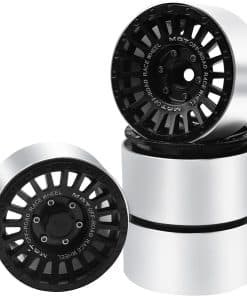 Llantas metálicas con bloqueo de cuentas de 2.2" de ancho