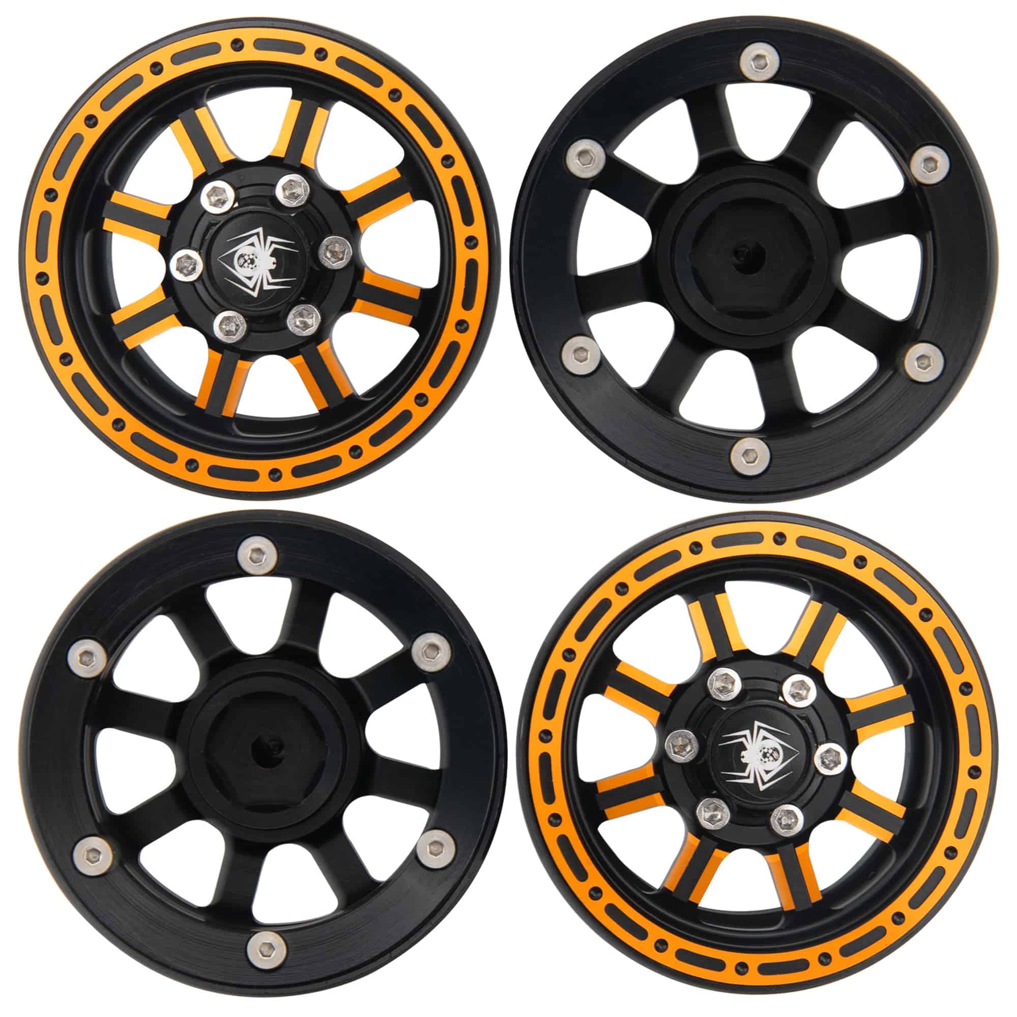 Juego de 4 ruedas de aleación Vgoohobby 1.9" RC Beadlock - Imagen 5