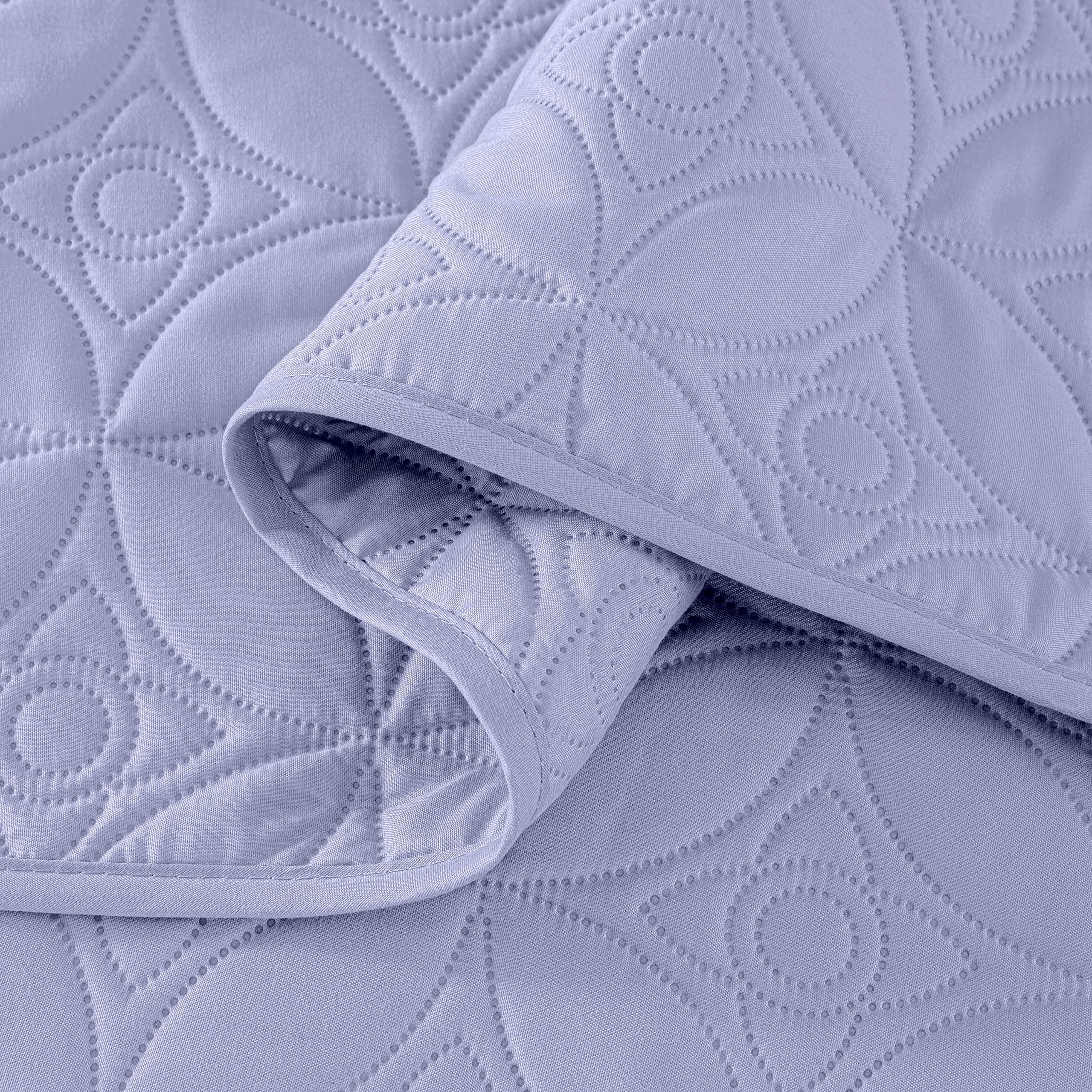 Juego de Colcha y Cubrecamas con Acolchado de Medallón - Imagen 7