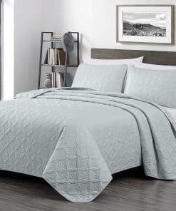 Set de Colcha King Size Chezmoi Collection Florenz de 3