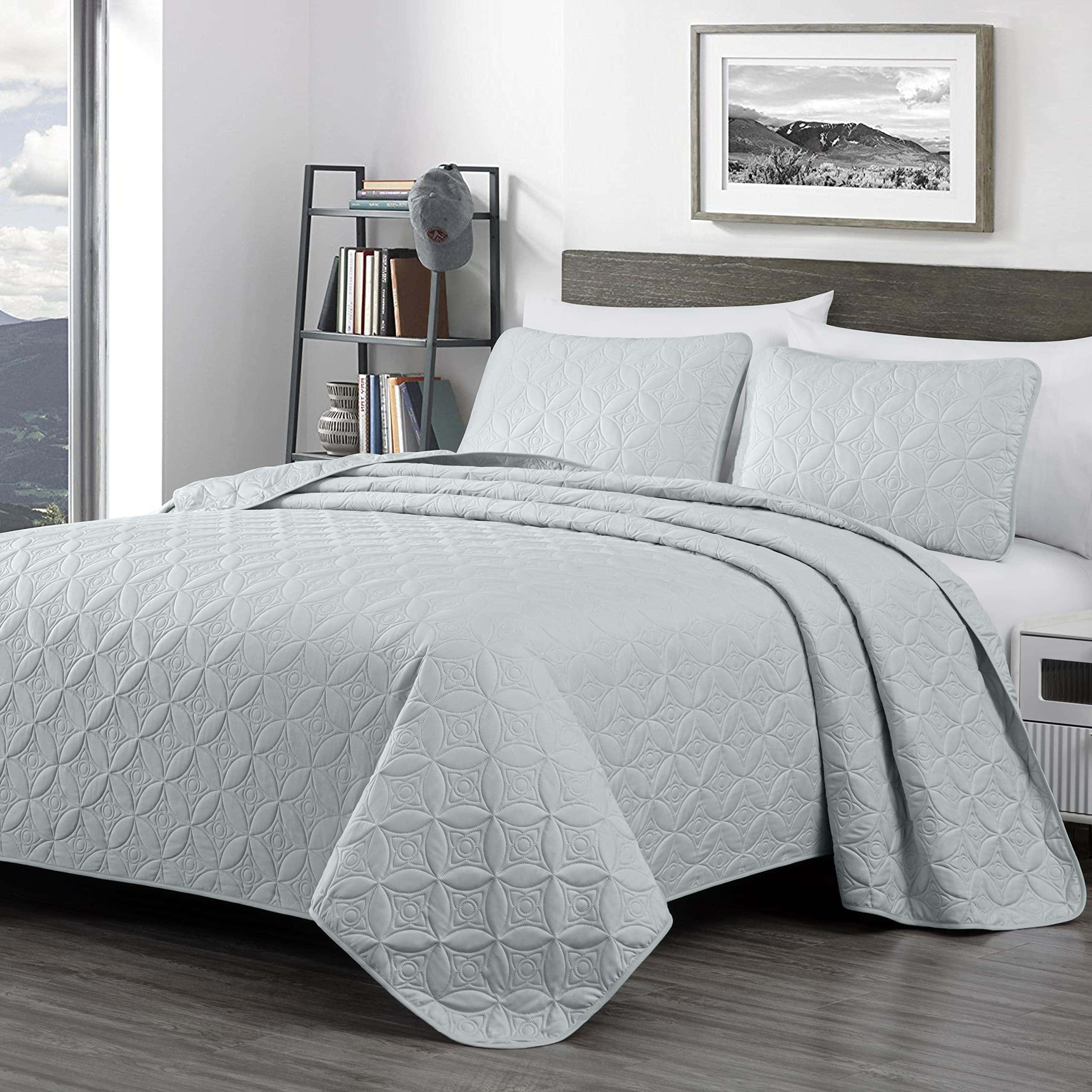 Set de Colcha King Size Chezmoi Collection Florenz de 3