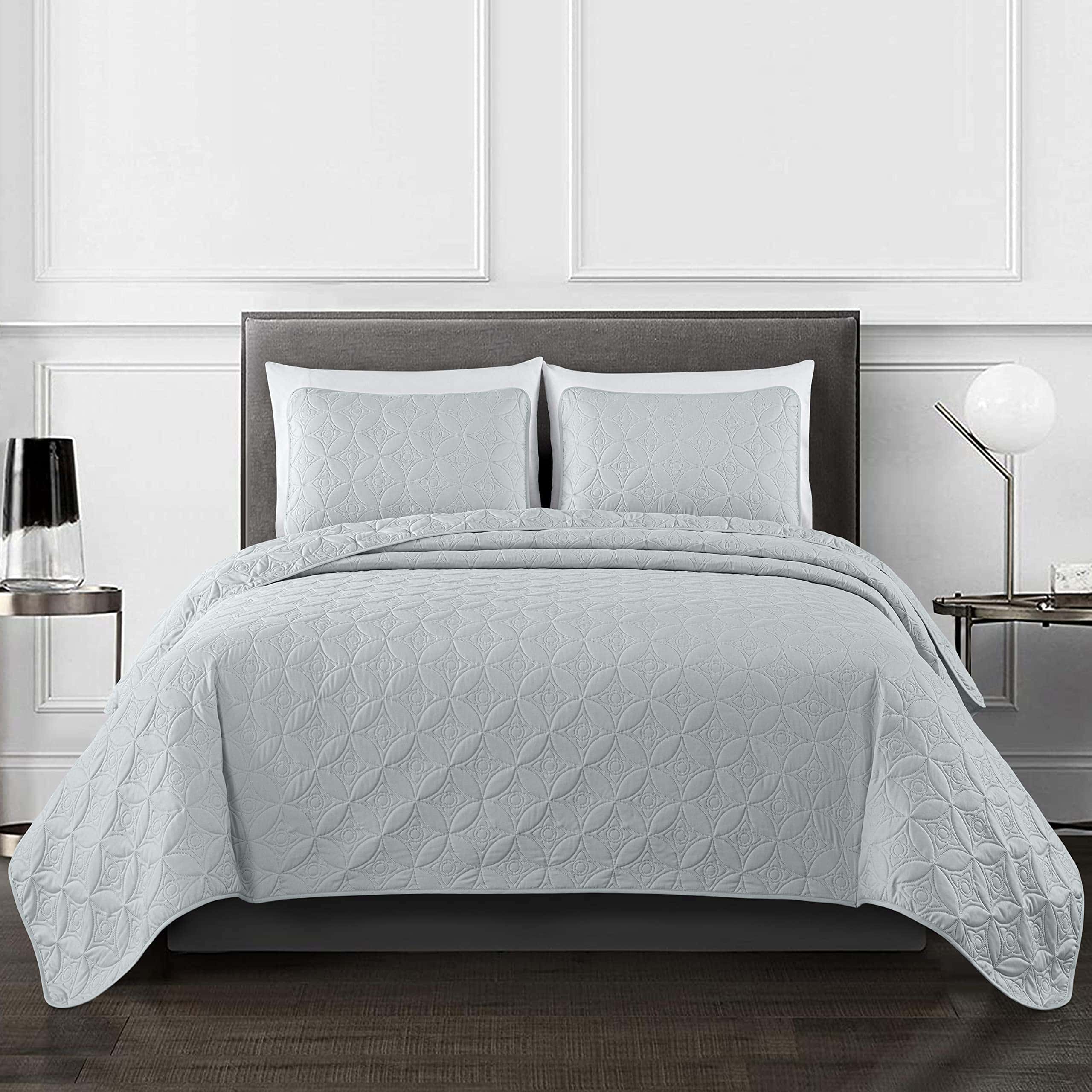 Set de Colcha King Size Chezmoi Collection Florenz de 3 - Imagen 3