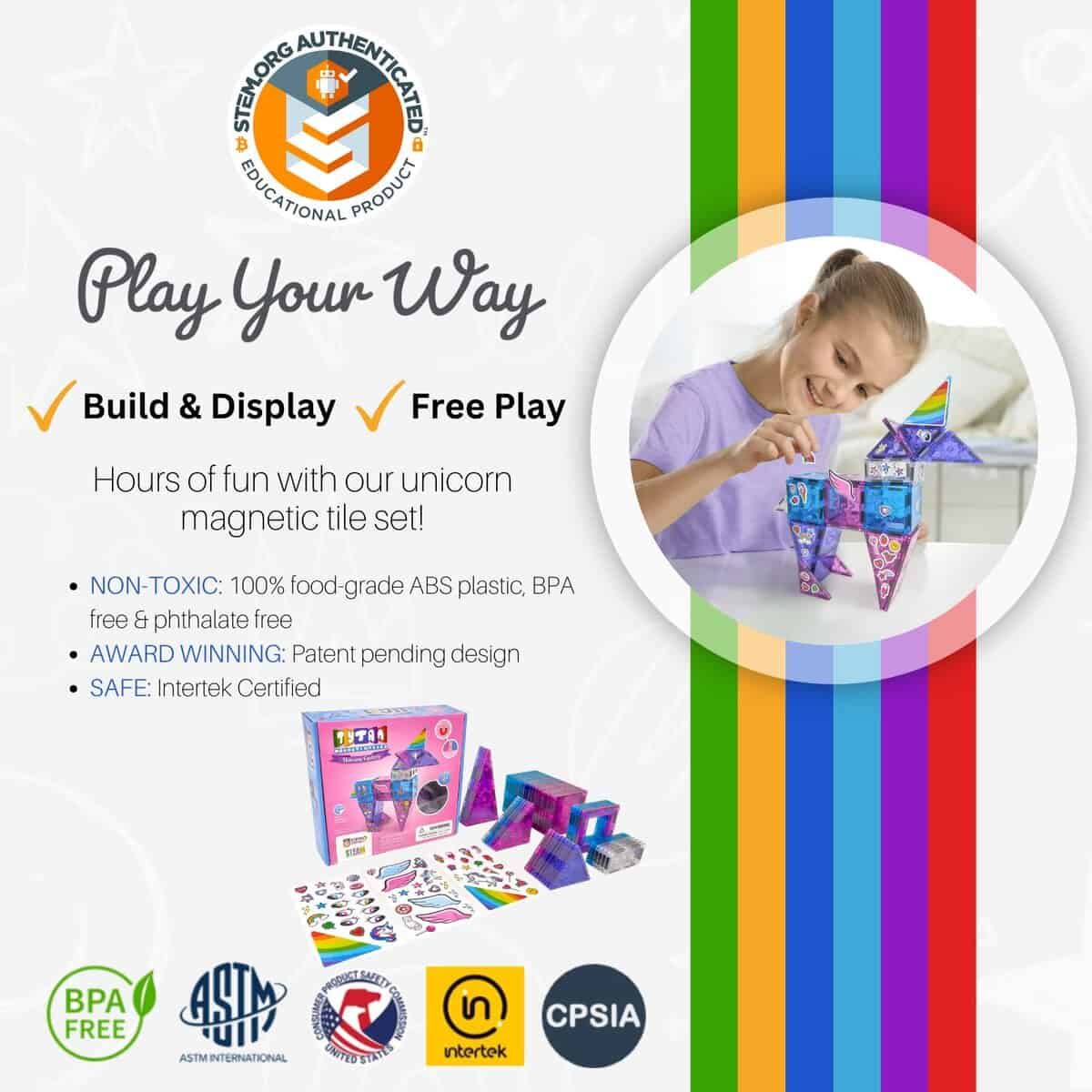 Juego de construcción Tyranny Tiles Ultimate Unicorn - Imagen 10