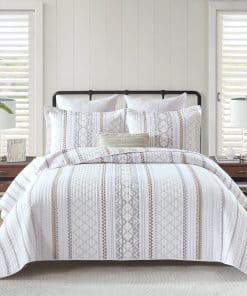 Colcha King Size DUOHONG, Juego De Ropa De Cama De Colcha