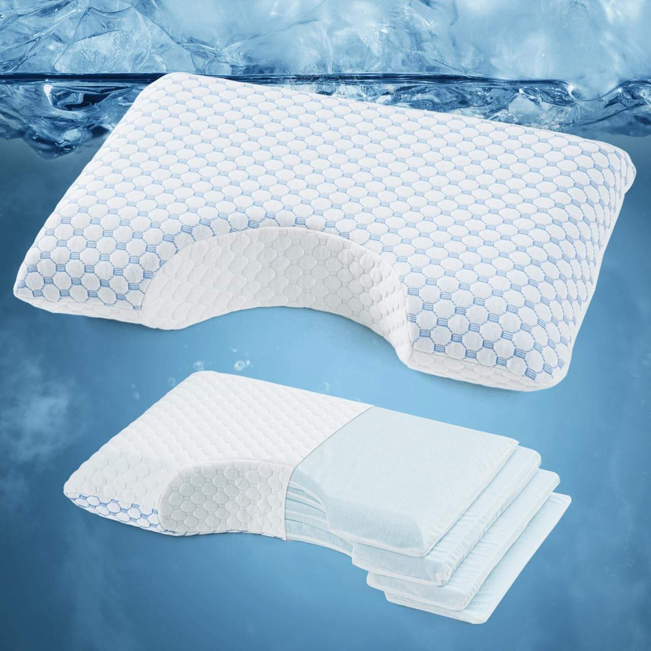 Almohada para Dormir de Lado USlixury - Almohadas de 4