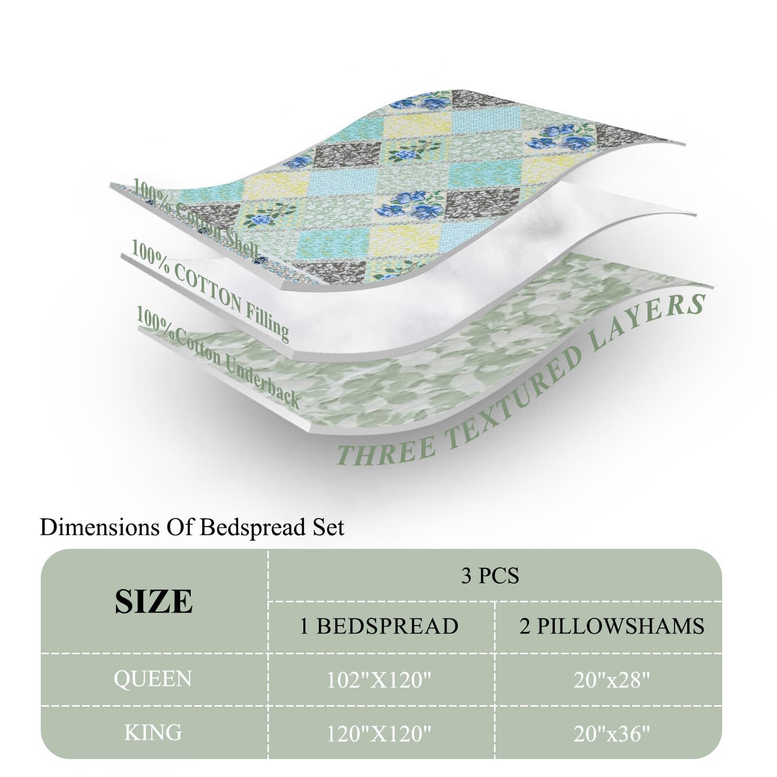 Edredones Florales King Size DDUOXIN - Edredón Reversible - Imagen 7