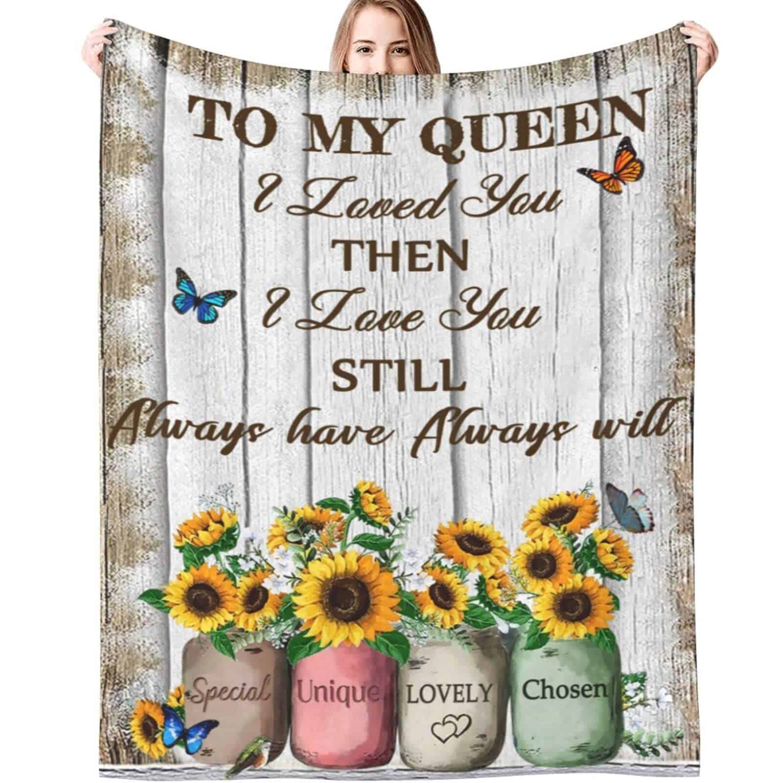 Manta XeaGiasy para Esposa Ideas de Regalo de Cumpleaños de