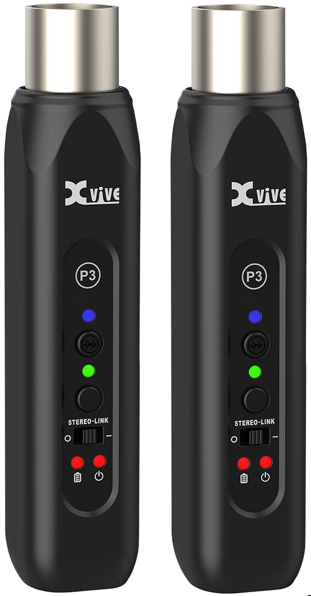 Receptor Xvive P3D Bluetooth XLR para Mezclador de Audio,