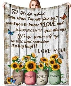 Manta Regalos La Mejor Tía del Mundo Regalos de Sobrina