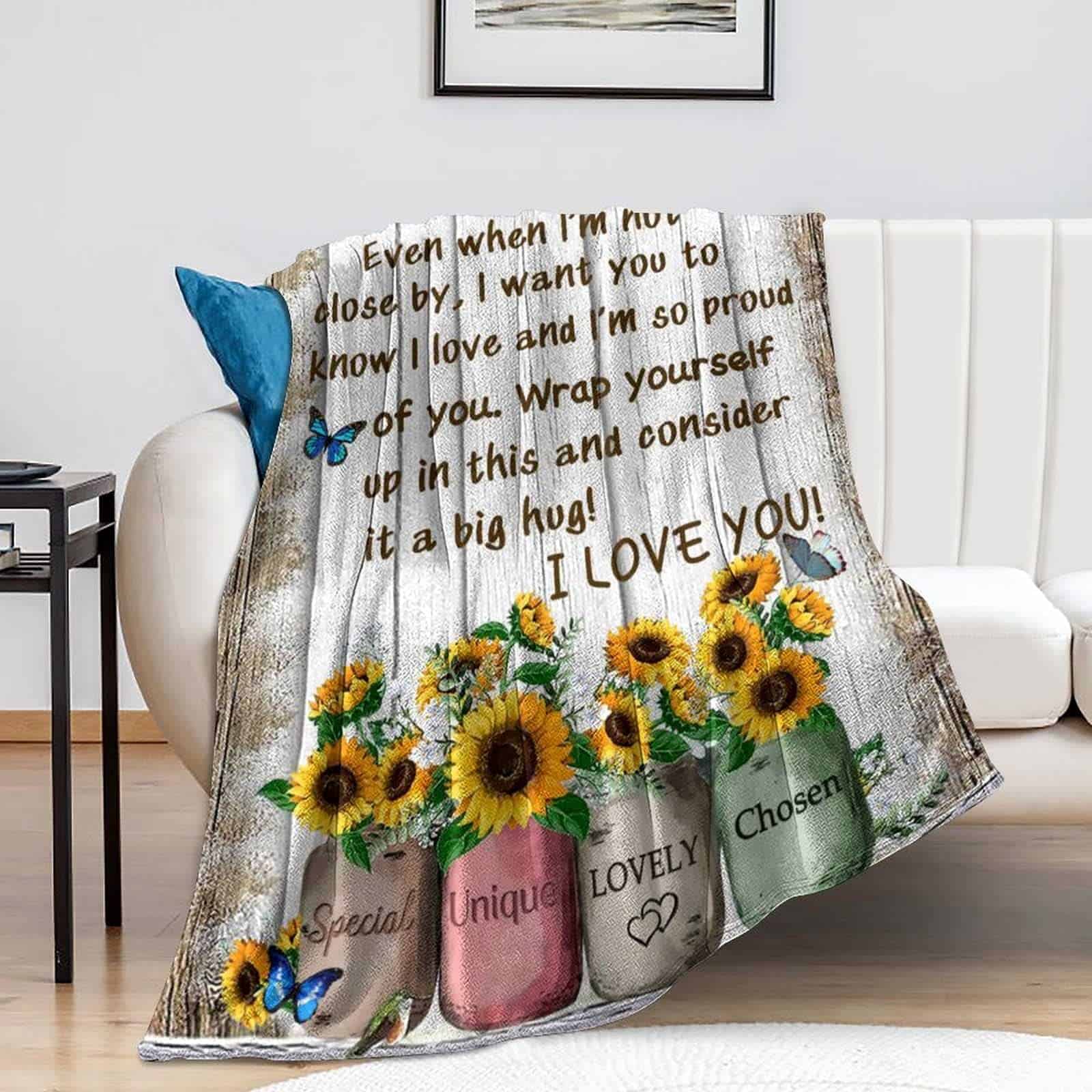 Manta XeaGiasy Para Mi Hija Regalos para Hija de Papá Mamá - Imagen 3