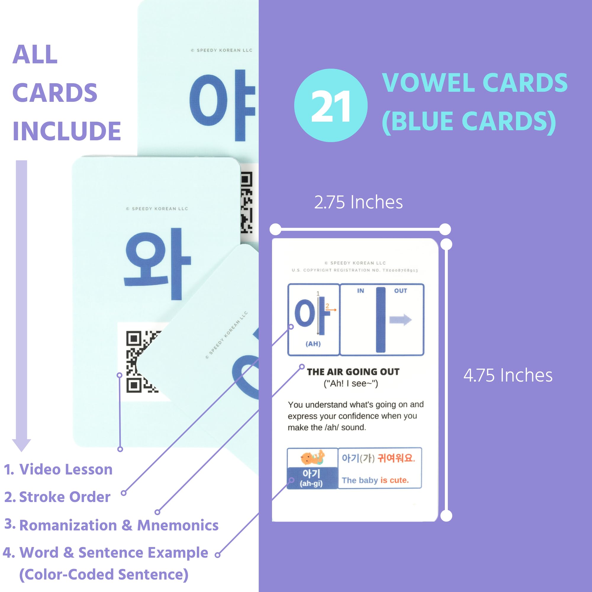 Aprende coreano con las tarjetas de letras coreanas Hangul - Imagen 6
