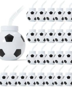 Juego de 24 Vasos de Fútbol, 10 oz Vasos de Fútbol, Favores