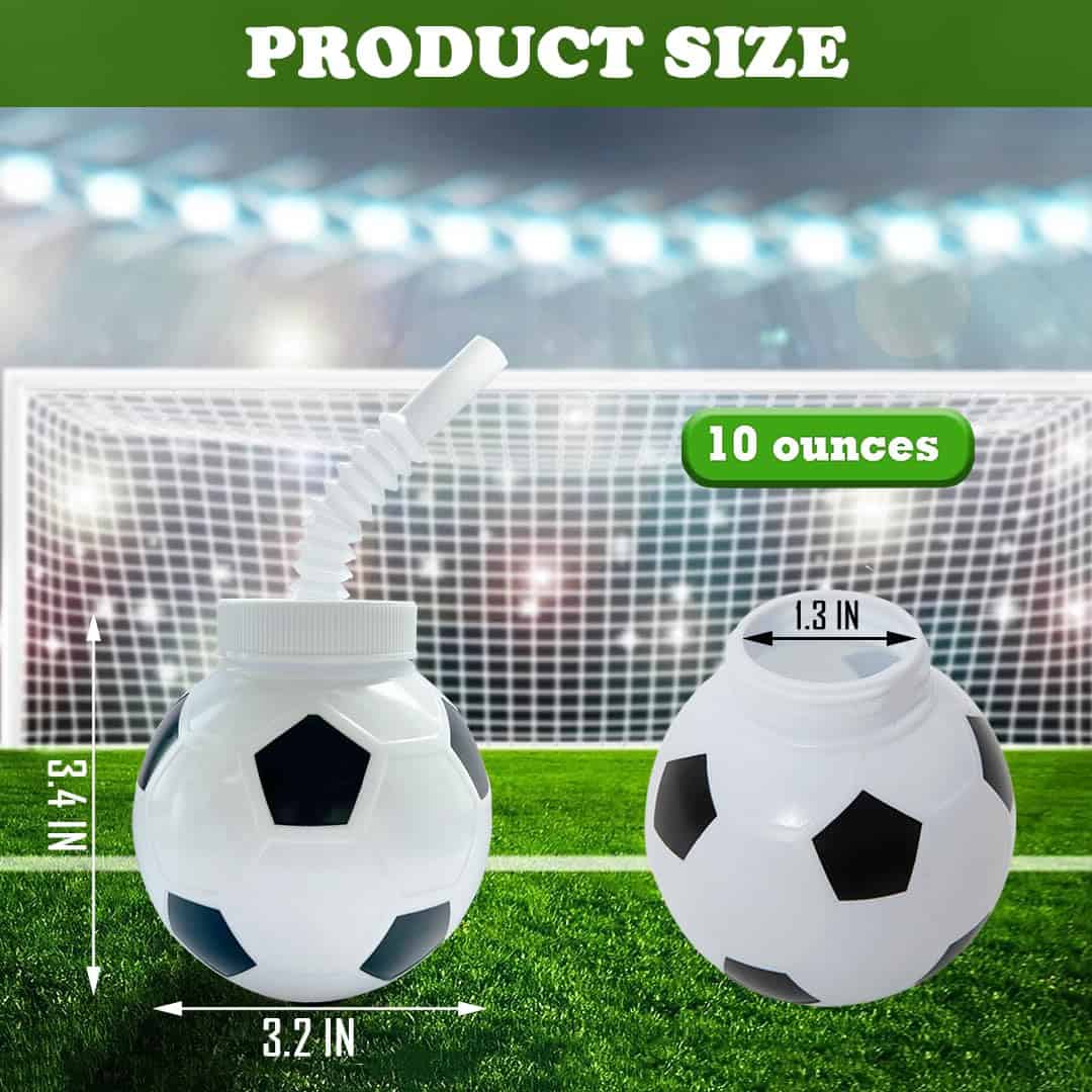Juego de 24 Vasos de Fútbol, 10 oz Vasos de Fútbol, Favores - Imagen 3