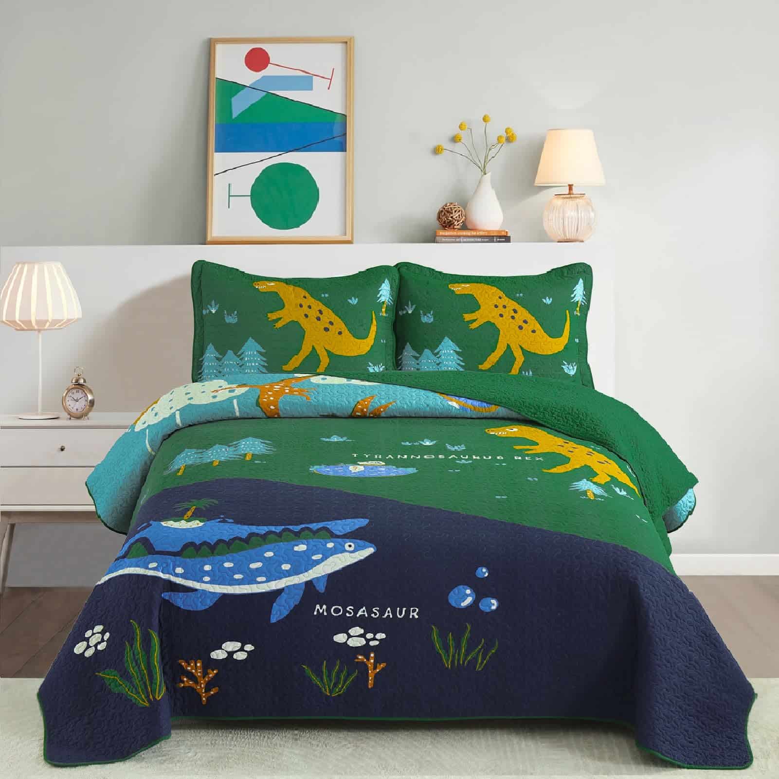 Set de Edredón Gemelo Finlonte, Lindo Diseño de Animales