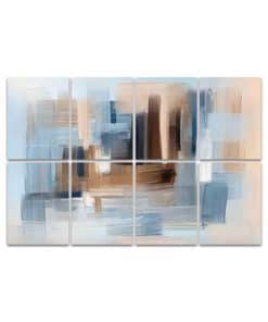 Paneles Acústicos de Arte, Pintura Abstracta de Trastos de