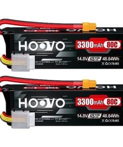 Batería de Lipo 4S HOOVO 14.8V 80C 3300mAh Paquete de