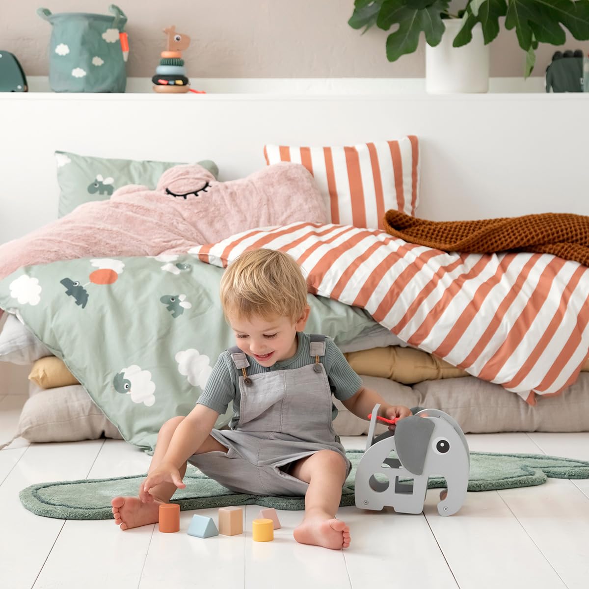 Caja de Clasificación de Elefante Gris Done by Deer - - Imagen 5