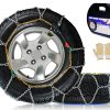 Cadenas de Nieve Autoinstalables en 1 Minuto para Coche,