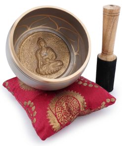 Set de Cuenco Tibetano de Ajuny - Cuenco de Sonido de Latón