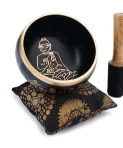 Juego de Cuenco Tibetano Ajuny - Cuenco -Negro