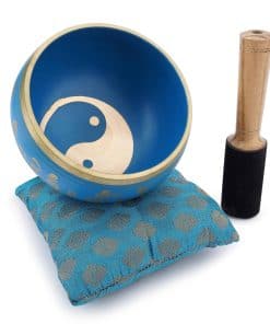 Set de Cuenco Tibetano Ajuny - Cuenco de -Azul