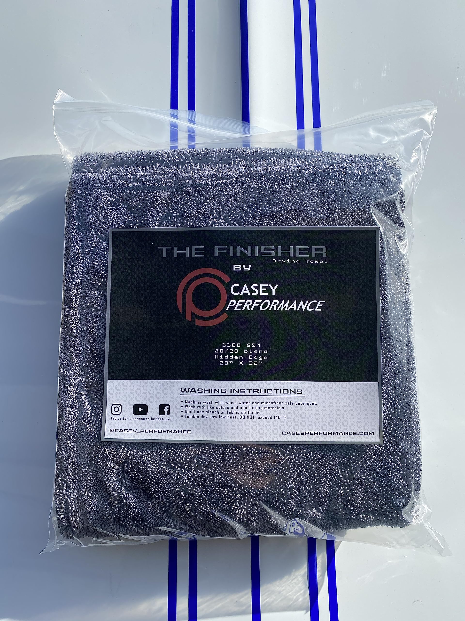 Toalla de secado para coche Casey Performance - La Toalla