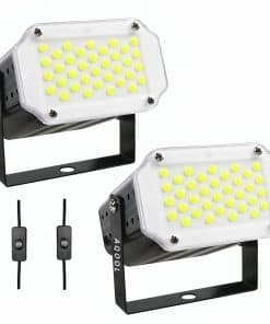 [Paquete de 2] Luces estroboscópicas blancas AQOOL, súper