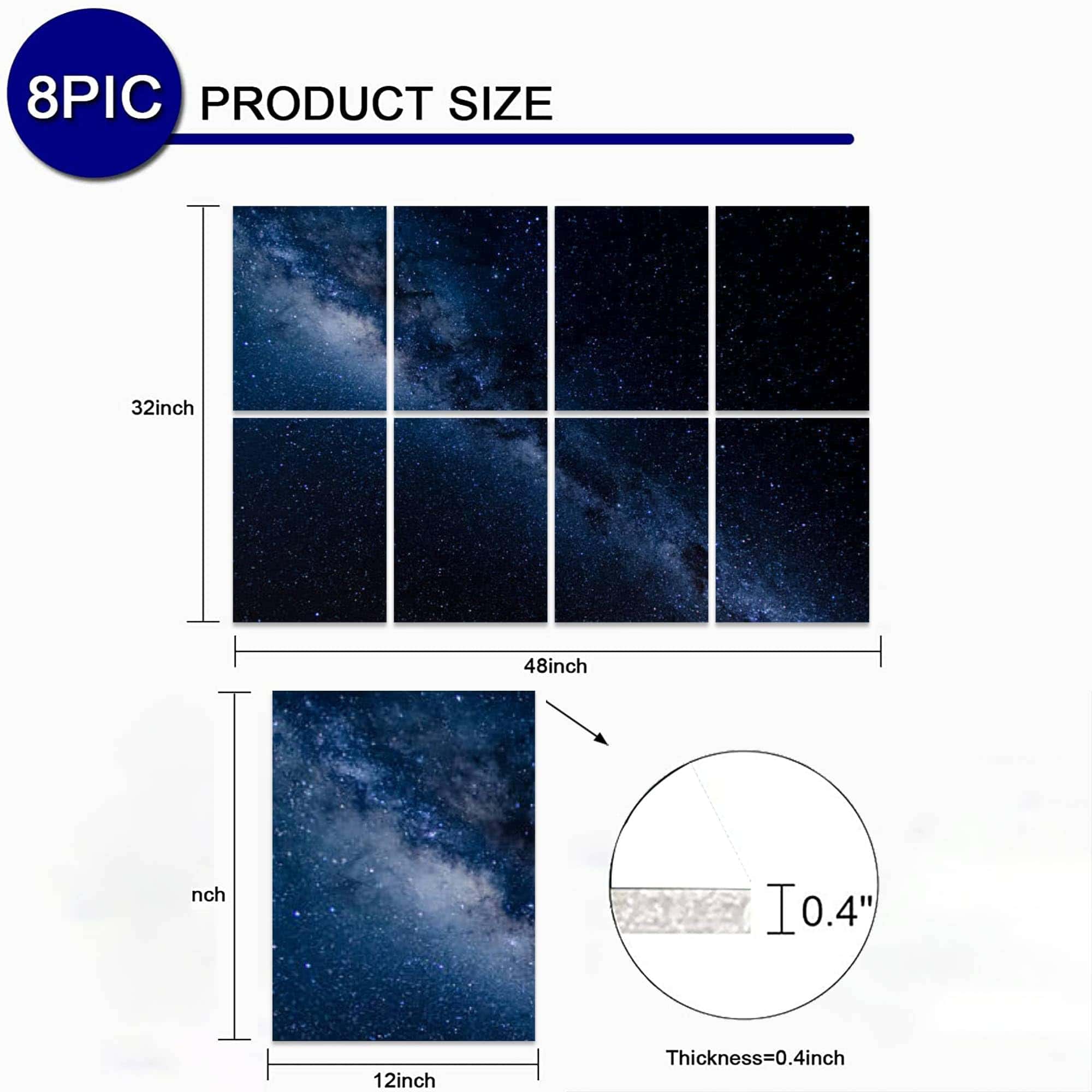 Paneles Acústicos de Arte, Vía Láctea en Uyuni Bolivia - Imagen 5