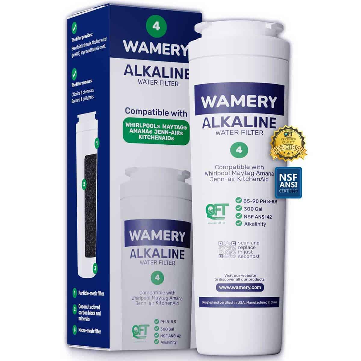 Filtro de Agua Alcalina para Refrigerador Wamery 4