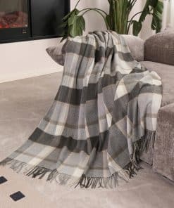 Manta de Lana Temminc Woolly Throw - Grande -Gris