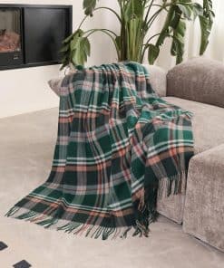 Manta de Lana Pura Temminc - Grande 55x83 pulgadas, 1.5