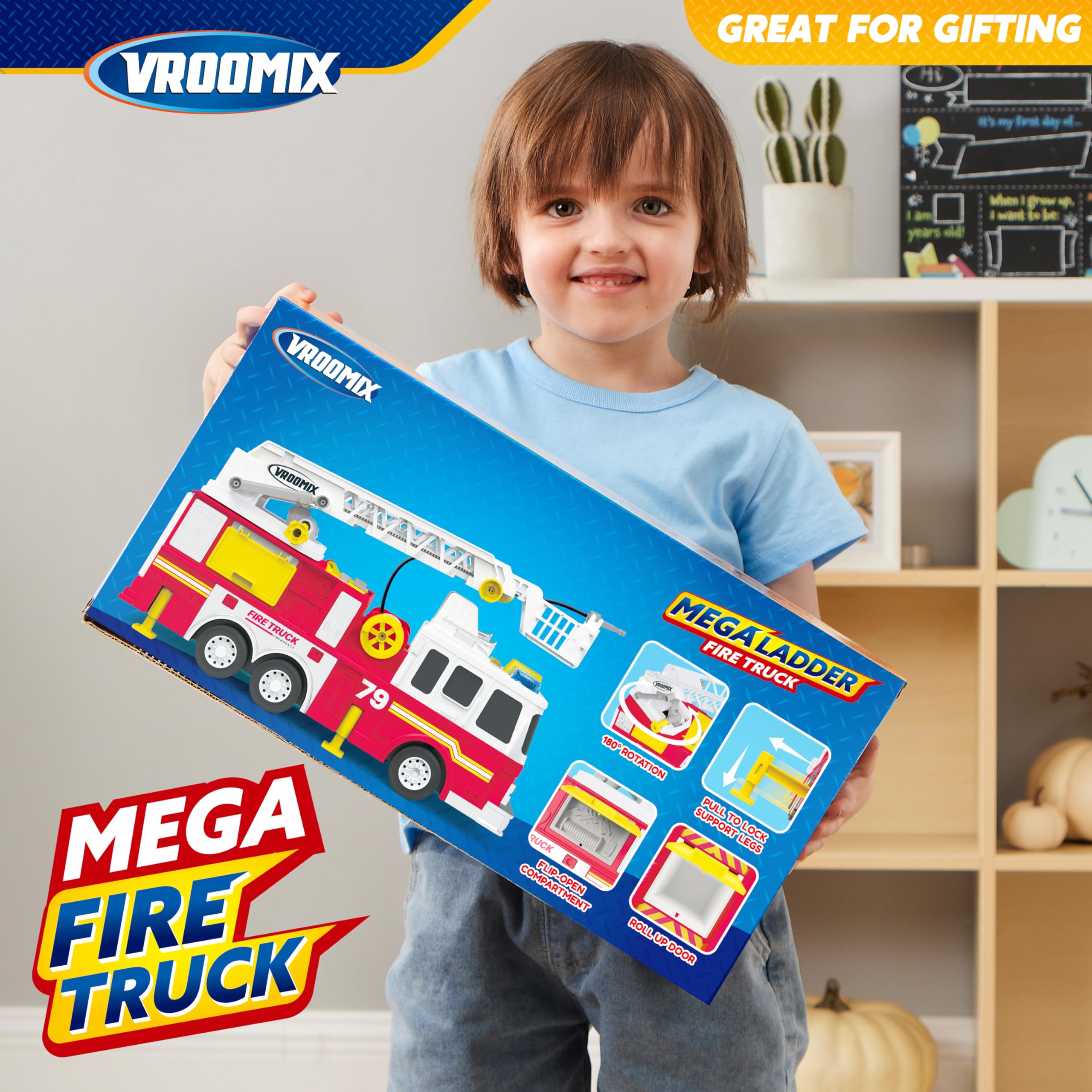 Camión de Bomberos Extra Grande JOYIN para Niños y Niñas - Imagen 7