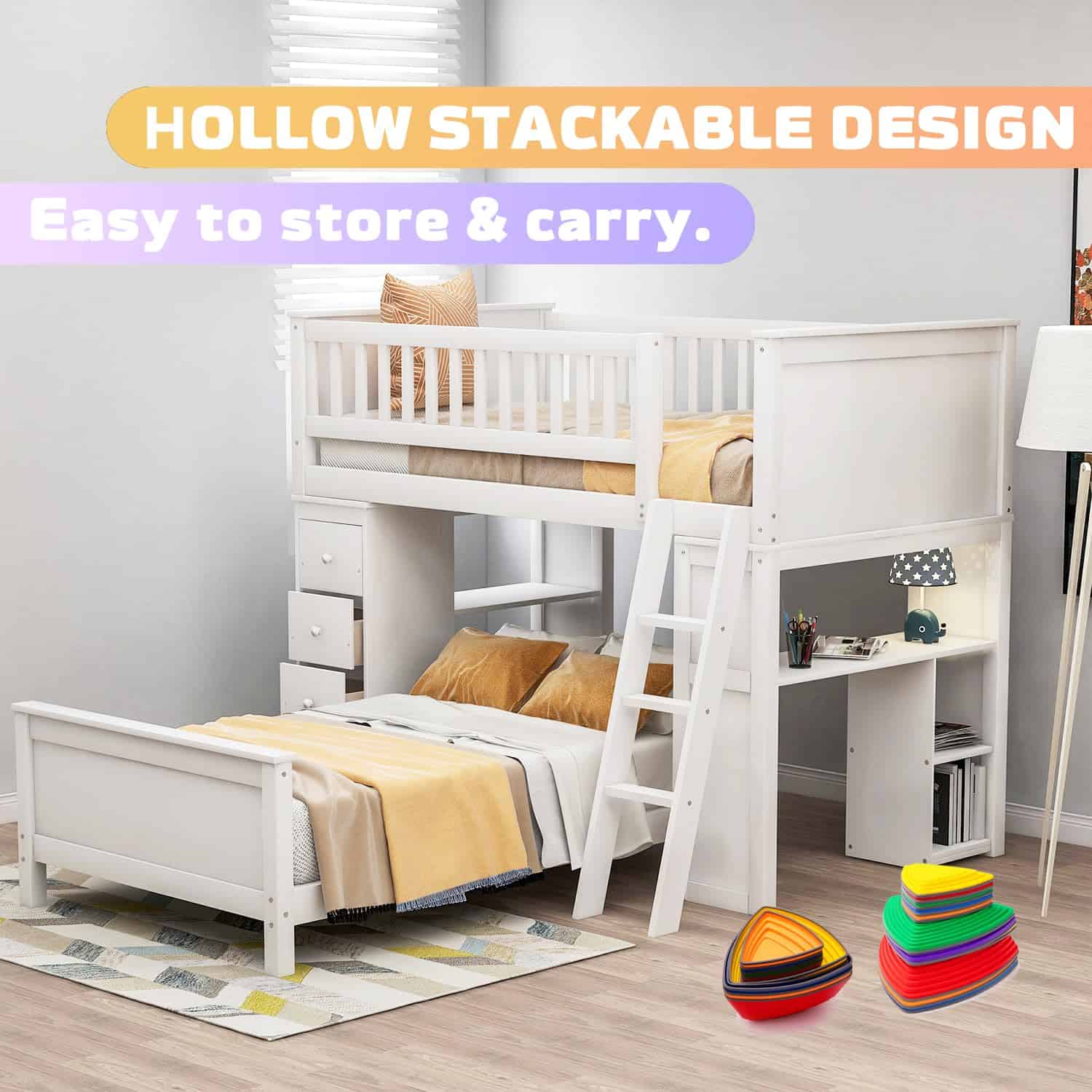 OMNISAFE Piedras de Equilibrio para Niños, Juguete de - Imagen 6