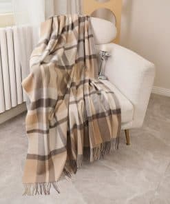 Manta de Lana Pura Temminc - Gruesa Cálida Suave Grande