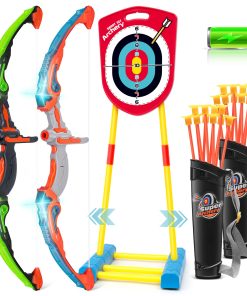 Juego de Arco y Flecha para Niños 6-8 8-12, Set de Arquería