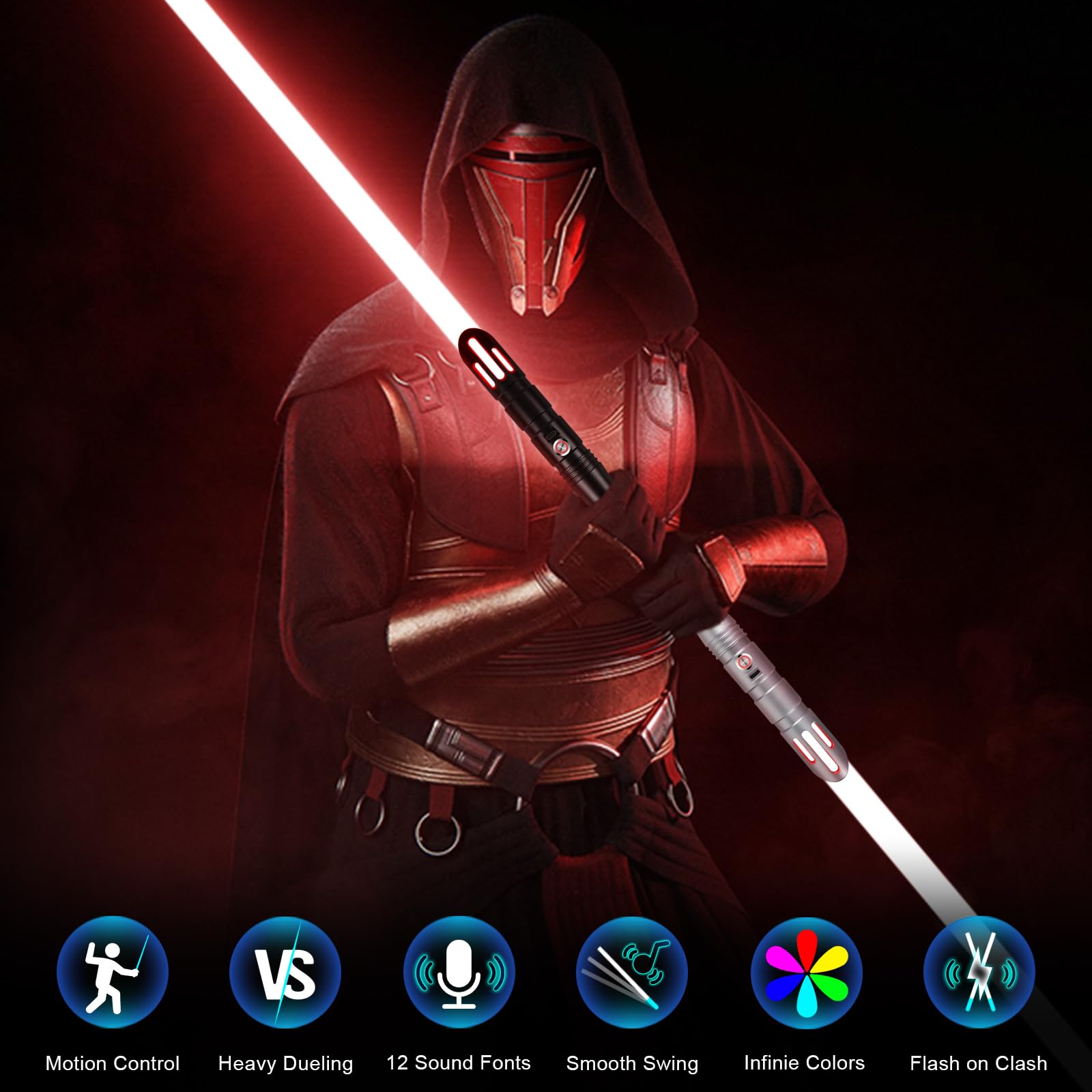 ELESKOCO Sable de Luz para Duelo con Control de Movimiento - Imagen 3