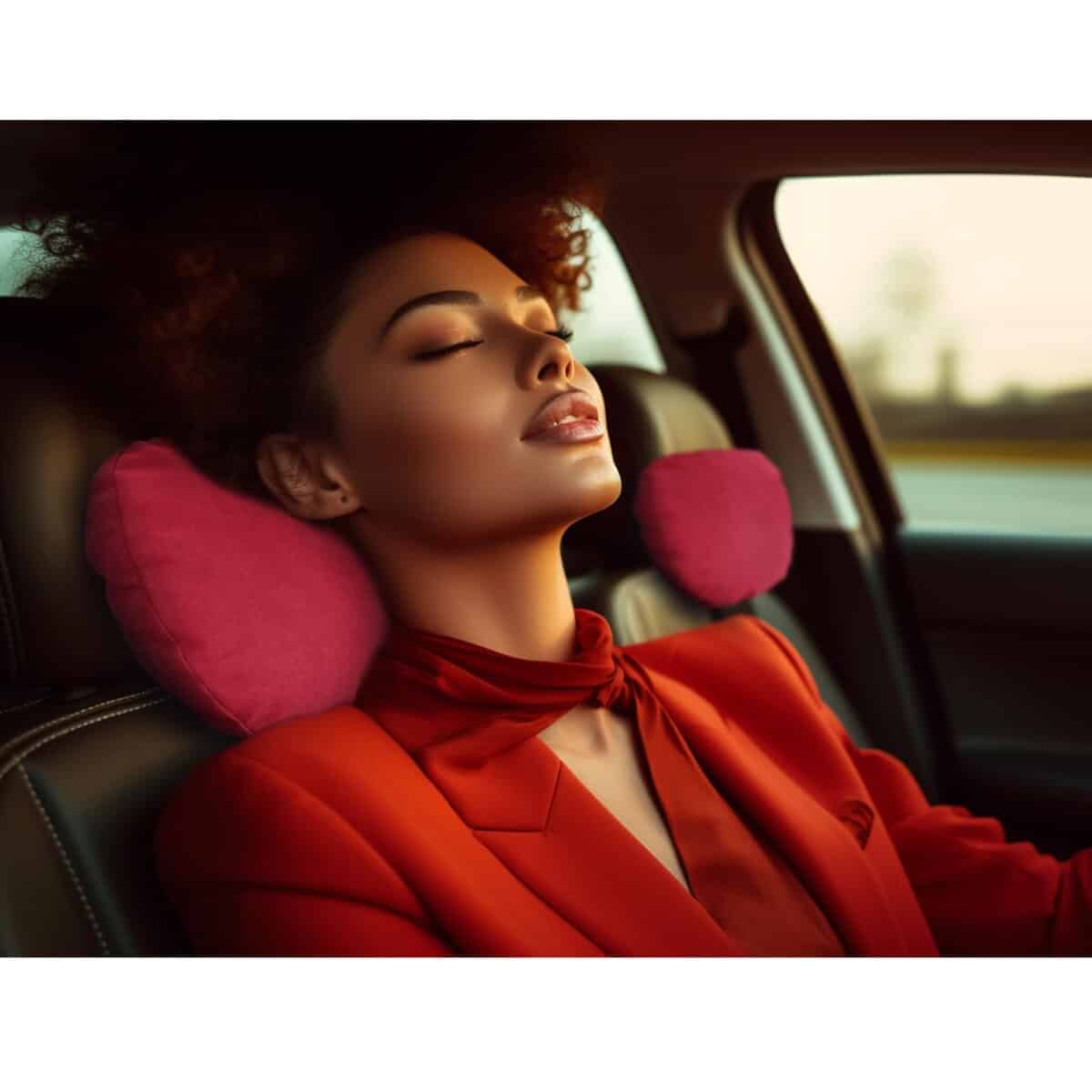 Cojín de Cuello para Auto POKSRI para reposacabezas,