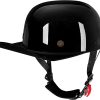Casco de estilo una gorra de béisbol Casco de moto retro