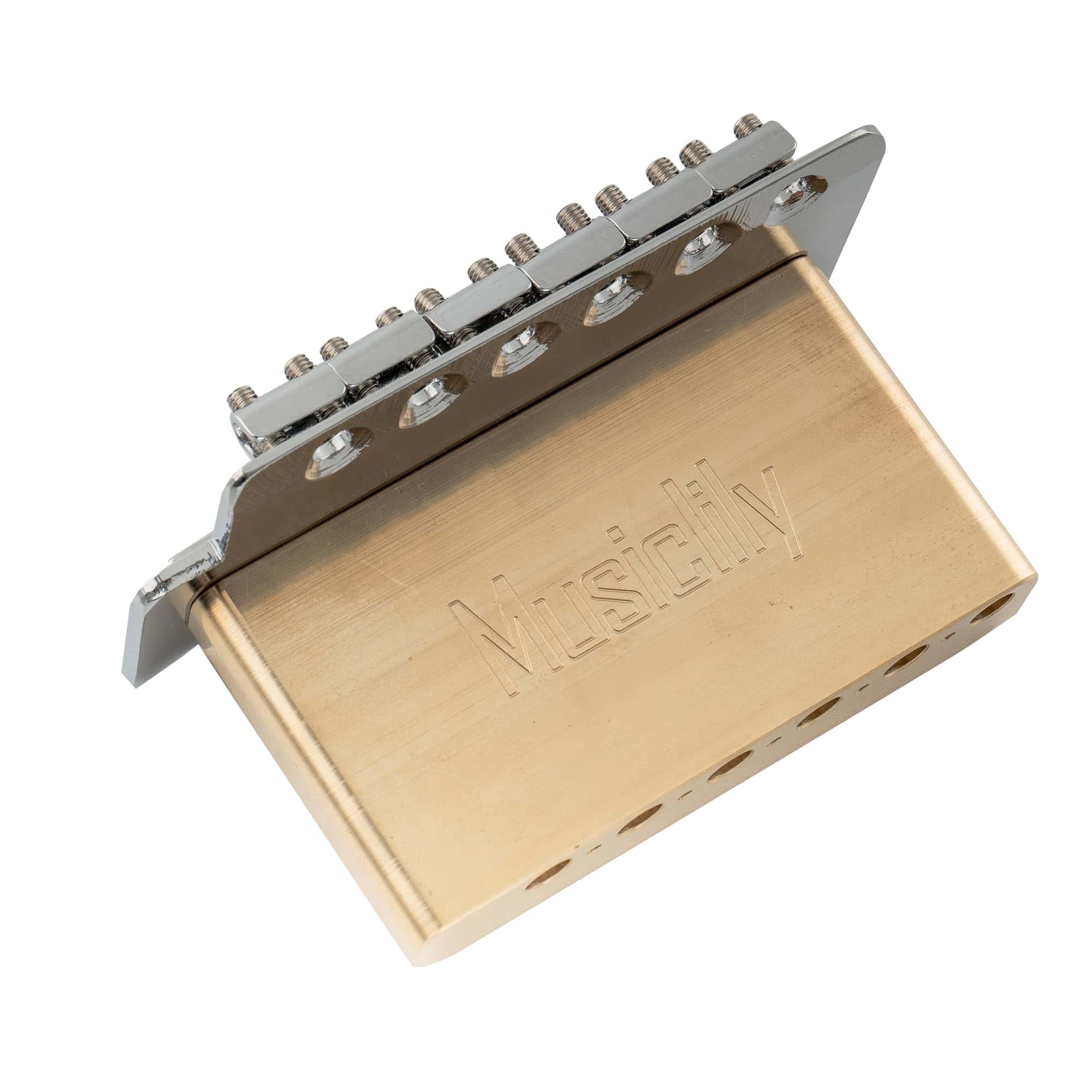 Bloque de Trémolo de Guitarra de Latón Macizo Completo - Imagen 8